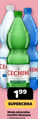 Woda mineralna Cechini Muszyna