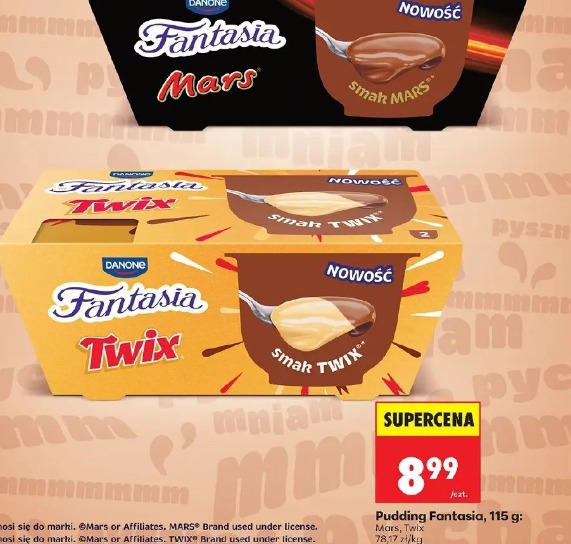 Fantasia Twix pudding