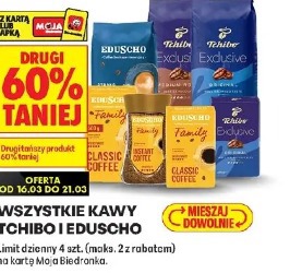 Wszystkie kawy Tchibo i Eduscho