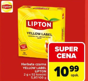 Herbata czarna Yellow Label Lipton