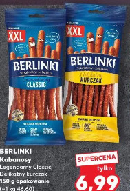 Berlinki Kabanosy Legendary Classic, Delikatny kurczak