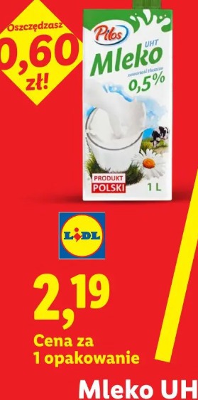 Pilos Mleko UHT 0,5%