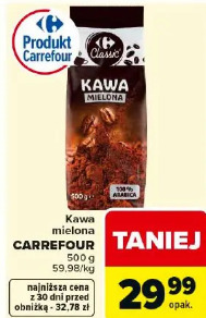 Carrefour kawa mielona