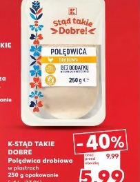 Polędwica drobiowa w plastrach K-Stąd Takie Dobre