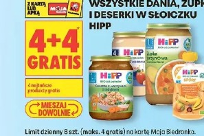 Wszystkie dania, zupki i deserki w słoiczku Hipp