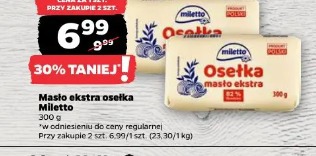 Masło ekstra osetka Miletto