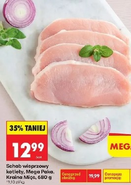 Schab wieprzowy kotlety, Mega Paka, Kraina Mięs