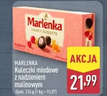 Marlenka Kuleczki miodowe z nadzieniem malinowym