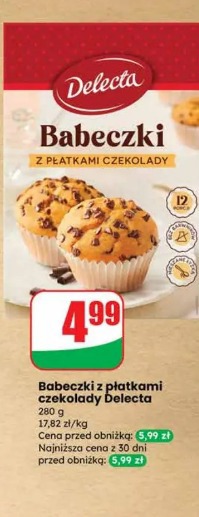 Babeczki z płatkami czekolady Delecta