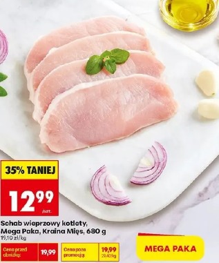 Schab wieprzowy kotlety, Mega Paka, Kraina Mięs