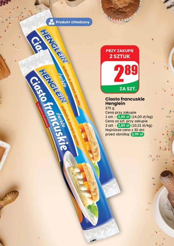 Ciasto francuskie Henglein