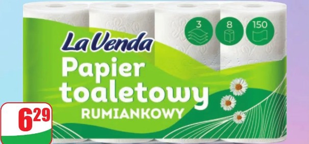 Papier toaletowy rumiankowy LaVenda