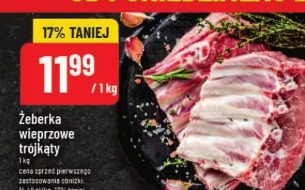 Żeberka wieprzowe trójkąty