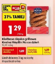 Kiełbasa śląska grillowa Kraina Wędlin Na co dzień