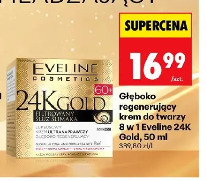 Głęboko regenerujący krem do twarzy 8 w 1 Eveline 24K Gold