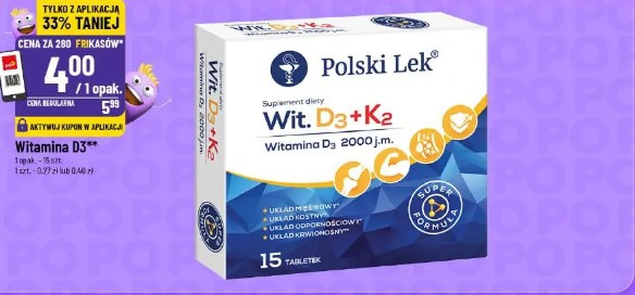 Polski Lek Witamina D3+K2