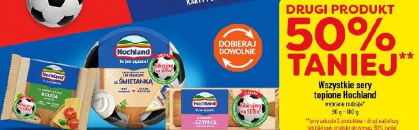 Wszystkie sery topione Hochland