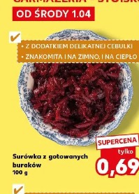 Surówka z gotowanych buraków