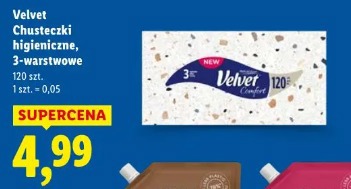 Velvet Chusteczki higieniczne, 3-warstwowe