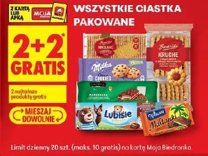 Wszystkie ciastka pakowane