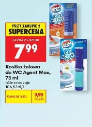 Kostka żelowa do WC Agent Max