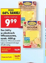Ser żółty w plastrach Włoszczowa