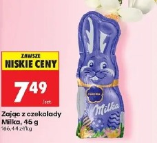 Zając z czekolady Milka