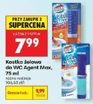 Kostka żelowa do WC Agent Max