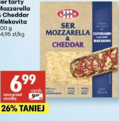 Ser tarty Mozzarella & Cheddar Mlekovita