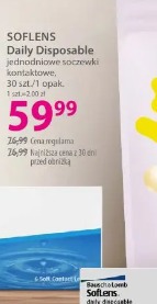 Soflens Daily Disposable jednodniowe soczewki kontaktowe
