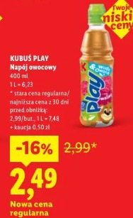 Kubuś Play Napój owocowy