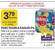Piwo Warka Radler 0%