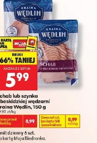 Schab lub szynka z beskidzkiej wędzarni Kraina Wędlin