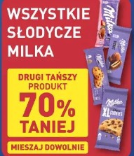 Wszystkie słodycze milka drugi produkt 70% taniej