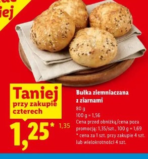 Bułka ziemniaczana z ziarnami