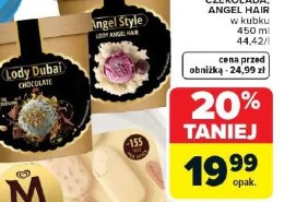 Lody DUBAI CZEKOLADA, ANGEL HAIR