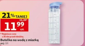 Butelka na wodę z miarką