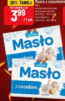 Masło z czosnkiem Lumiko