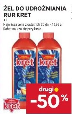 Żel do udrożniania rur Kret