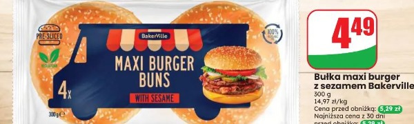Bułka maxi burger z sezamem Bakerville