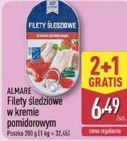 Almare Filety śledziowe w kremie pomidorowym