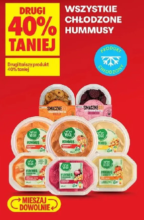 Wszystkie chłodzone hummusy