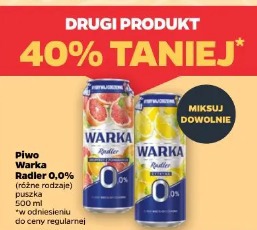 Piwo Warka Radler 0,0%