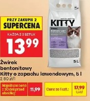 Żwirek bentonitowy Kitty o zapachu lawendowym