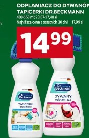 Odplamiacz do dywanów tapicerki Dr.Beckmann