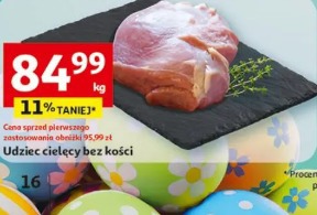 Udziec cielęcy bez kości