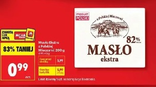 Masło Ekstra z Polskiej Mleczarni