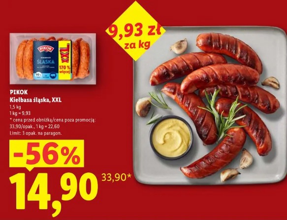 Pikok Kiełbasa śląska, XXL