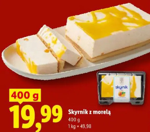 Skyrnik z morelą