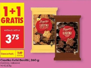 Ciastka listki Bonitki